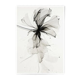 Floral Photographic Print, Abstract Flower Art, Minimalist Decor, Botanical Wall Art, Black and White Floral Print, Home Decor Artwork - Tawshia